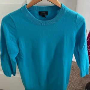 J Crew Italian cashmere. Blue sized M